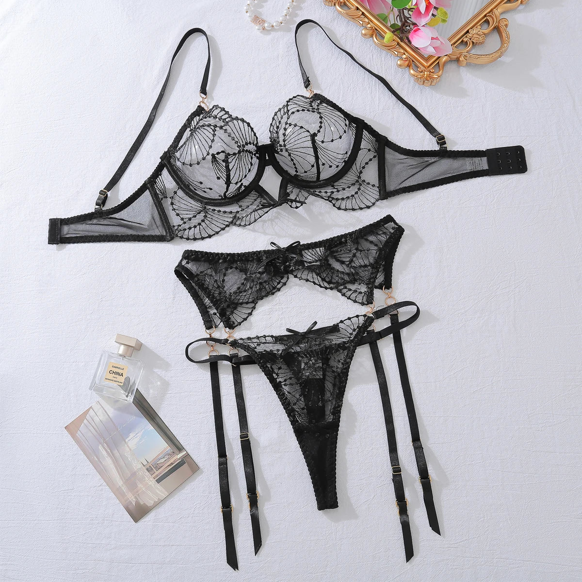 Melissa - Lingerie Sensual com Renda: Sua Nova Arma de Sedução
