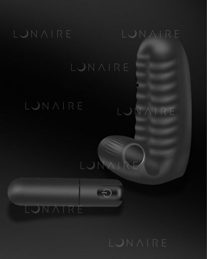 Vibrador de Dedo Dione — bullet removível e relevos