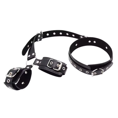 Kit Coleira e algemas Dominatrix