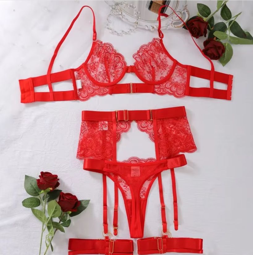 Isabella Vermelha — conjunto completo