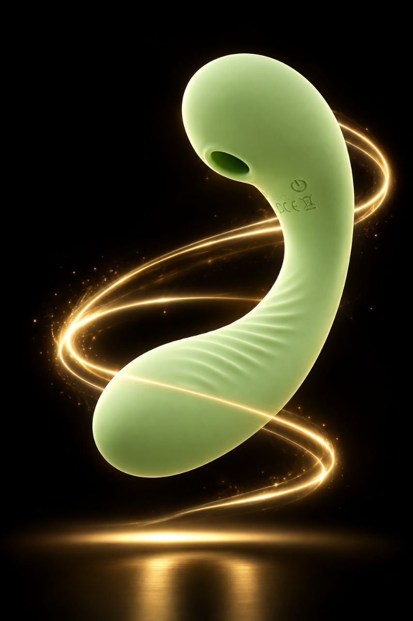 Vibrador verde, peça solta